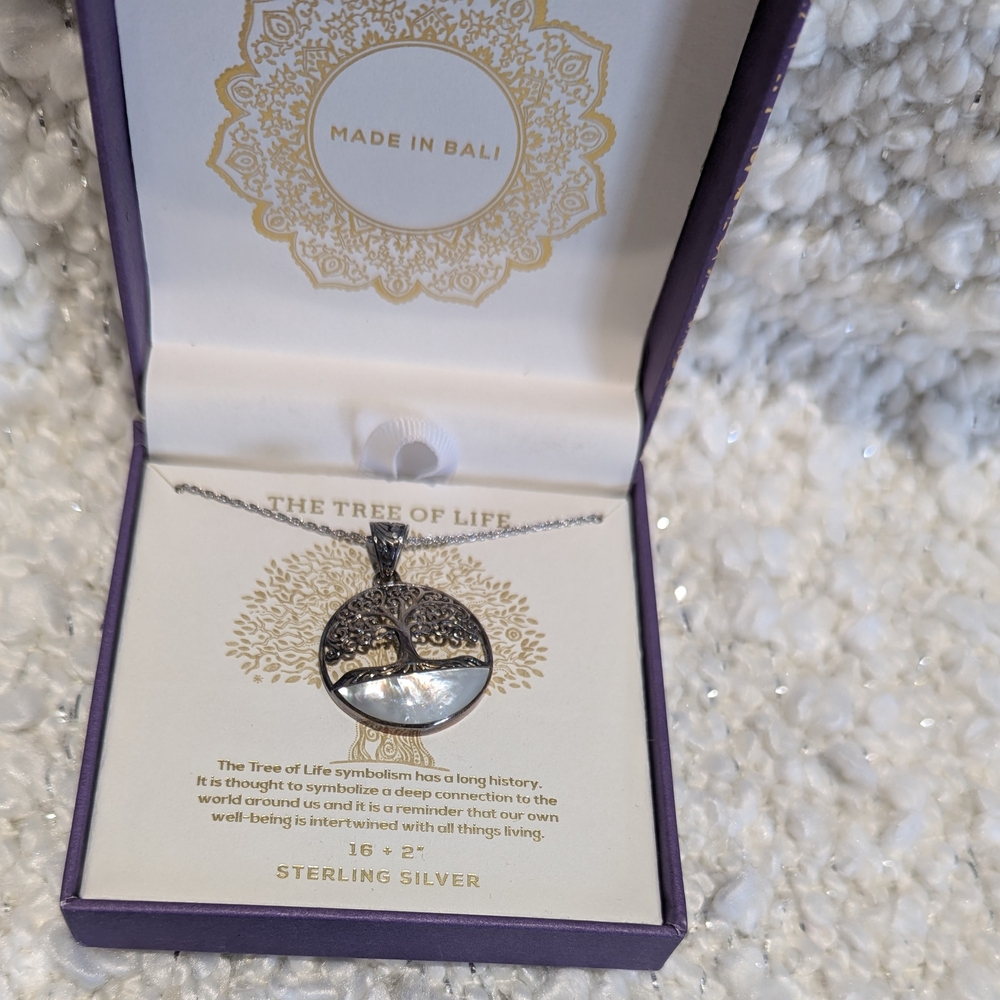 Sterling Silver Tree of Life Necklace